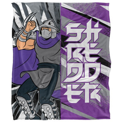 Tmnt Silky Shredder Supersoft Blanket Multicoloured (152Cm X 127Cm) from B&Q