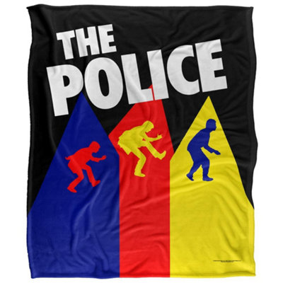 The Police Silky Supersoft Blanket Multicoloured (One Size) from B&Q