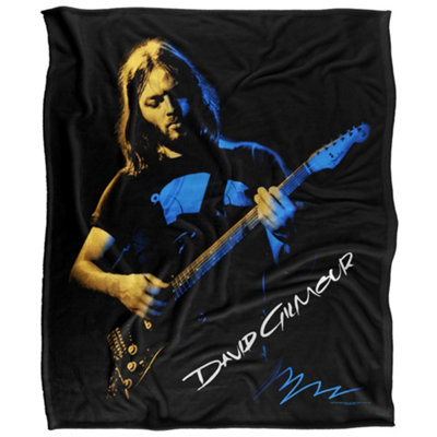 David Gilmour Silky Photograph Supersoft Blanket Multicoloured (One Size)