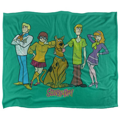 Scooby Doo Silky Gang Supersoft Blanket Multicoloured (One Size) from B&Q