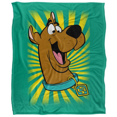 Scooby Doo Silky Burst Supersoft Blanket Multicoloured/multicoloured (One SizeOne Size) from B&Q