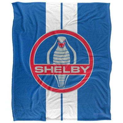 Carroll Shelby Silky Racing Stripe Supersoft Blanket Multicoloured (One Size) from B&Q