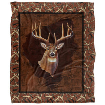 Jq Licensing Cf-Jp Silky Deer Supersoft Blanket Multicoloured (One Size) from B&Q