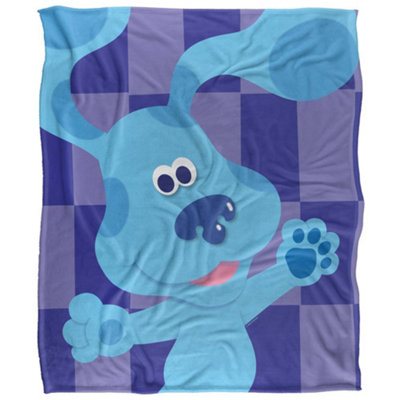 Blues Clues Silky Supersoft Blanket Multicoloured (One Size) from B&Q