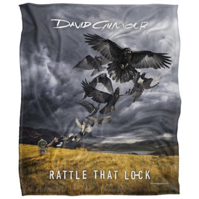 David Gilmour Rattle That Lock Silky Supersoft Blanket Multicoloured (One Size)