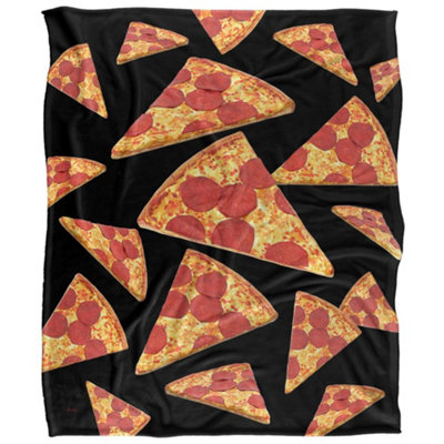 Jq Licensing James Piazza Silky Pizza Supersoft Blanket Multicoloured (One Size) from B&Q