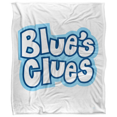 Blues Clues Silky Logo Supersoft Blanket Multicoloured (One Size) from B&Q
