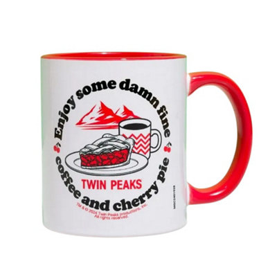 Twin Peaks Rr Cafe Mug White/red (One Size) from B&Q