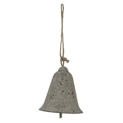 B&Q -  Metal Bell Christmas Hanging Decoration Grey (7Cm X 6Cm X 6Cm)