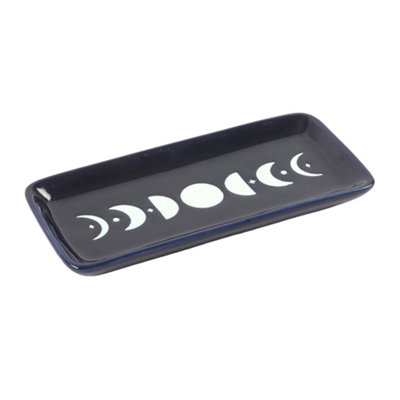  - Something Different Blue Moon Rectangular Trinket Dish Blue (One Size)