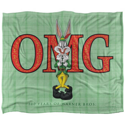 Warner Bros Omg Silky Supersoft Blanket Multicoloured (152Cm X 127Cm) from B&Q
