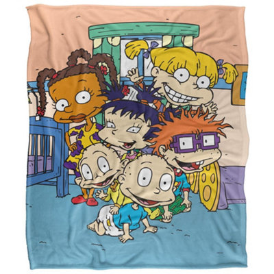 Rugrats Silky Characters Supersoft Blanket Multicoloured (152Cm X 127Cm) from B&Q