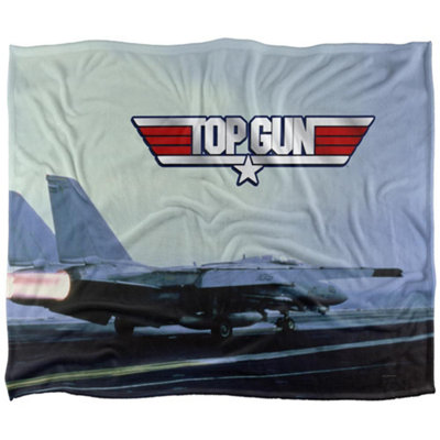 Top Gun Take Off Silky Supersoft Blanket Multicoloured (152Cm X 127Cm) from B&Q