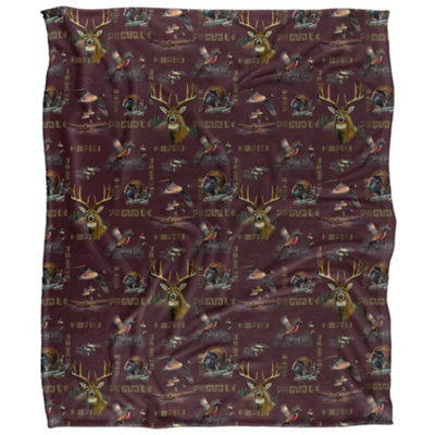 Jq Licensing Silky Animals Supersoft Blanket Multicoloured (152Cm X 127Cm) from B&Q