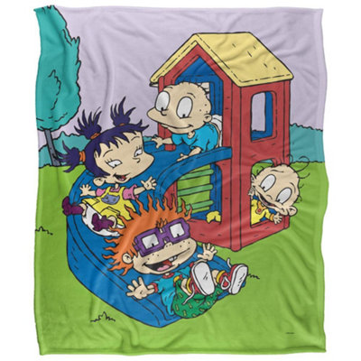 Rugrats Silky Playground Supersoft Blanket Multicoloured (152Cm X 127Cm) from B&Q