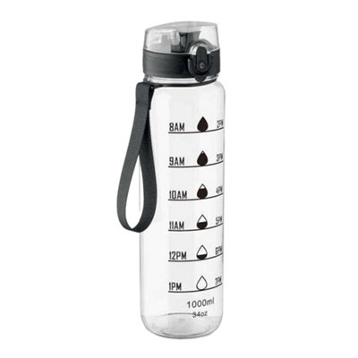 Midocean Isforden Rpet Sports 1L Water Bottle Transparent/transparent (One Size) from B&Q