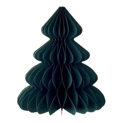 Midocean Harmobig Paper Christmas Tree Decoration Green (One Size) from B&Q