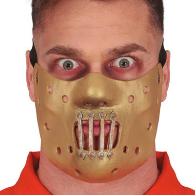 Fiestas Guirca Killer Latex 1/2 Mask Gold (One Size) from B&Q