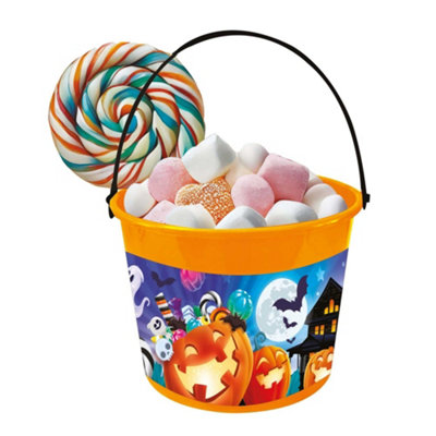 Fiestas Guirca Pumpkin & Ghost Treat Bucket Multicoloured (One Size) from B&Q