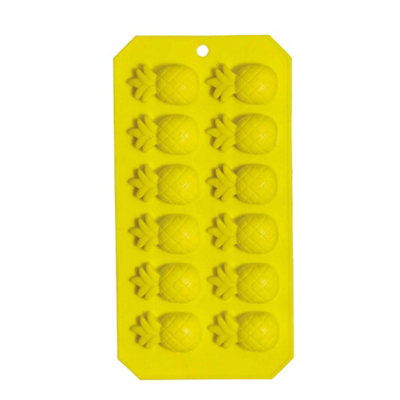 Fiestas Guirca Pineapple Ice Cube Tray Yellow (One Size) from B&Q