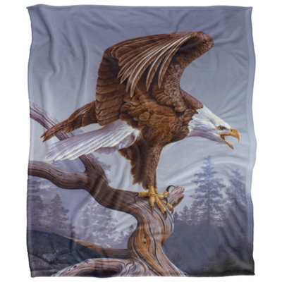 Jq Licensing Jg Silky Eagle Supersoft Blanket Multicoloured (One Size) from B&Q