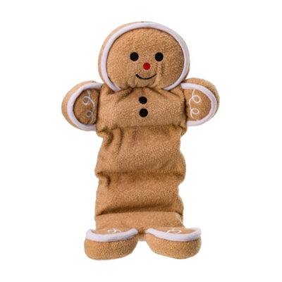 House Of Paws Gingerbread Dog Squeak Toy Brown (One Size) from B&Q