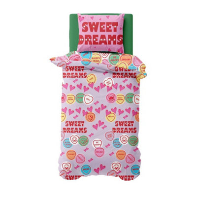 K Collection Sweet Dreams Rotary Panel Duvet Set - Multicoloured / Single - Image 3