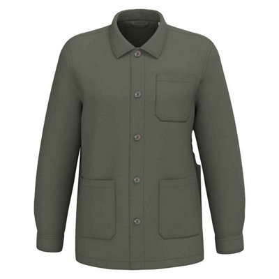 - Native Spirit Mens Washed Work Jacket Washed Organic Khaki (Xxl)