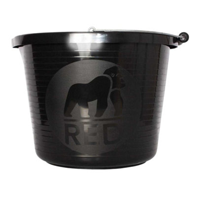 Red Gorilla Unisex Black Premium 15L Bucket In - Image 3