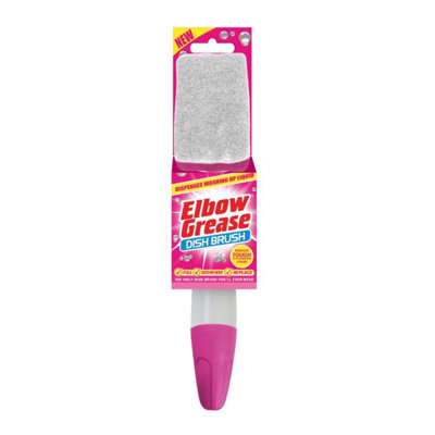 Elbow Grease Dish Brush Pink (One Size) from B&Q