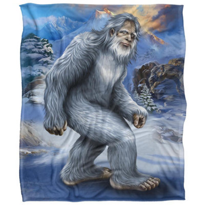 Jq Licensing En Yeti Abominable Silky Snowman Supersoft Blanket Multicoloured (152Cm X 127Cm) from B&Q