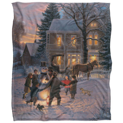 Jq Licensing All The Way Silky Laughing Supersoft Blanket Multicoloured (152Cm X 127Cm) from B&Q
