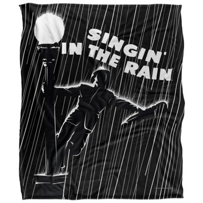 Singing In The Rain Silky Supersoft Blanket Multicoloured (152Cm X 127Cm) from B&Q