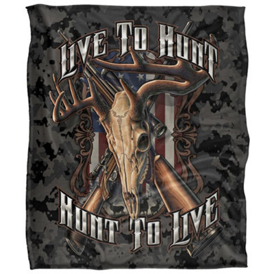 Jq Licensing Silky Deer Supersoft Blanket Multicoloured (One Size) from B&Q