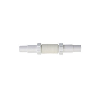 Oracstar Flexible Waste Pipe White (One Size) from B&Q
