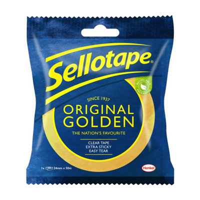 Sellotape Original Tape Golden (One Size) from B&Q