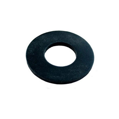 Oracstar Rubber Flat Washers (Pack Of 4) Black (One Size) from B&Q