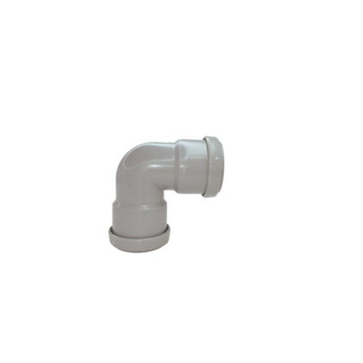 Davant Push Fit Waste Knuckle Bend Grey (40mm) from B&Q