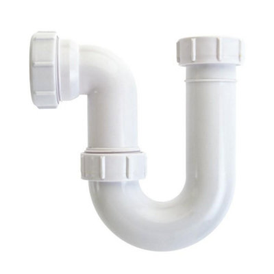 Securplumb Plastic P Trap White (75Cm X 40Cm) from B&Q
