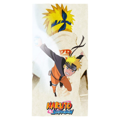  - Naruto: Shippuden Childrens/kids Naruto Heroes Cotton Towel Beige/multicoloured (One Size)