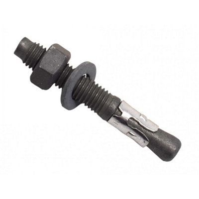 Masonmate Galvanised Through Bolt Galvanised (M12 X 85mm (25)) from B&Q