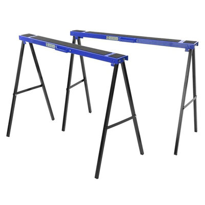 Faithfull Steel Trestles (Twin Pack) Multi Colour (One Size) from B&Q