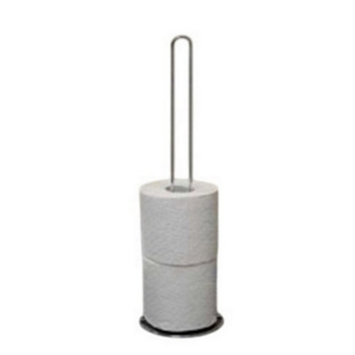 Supahome Toilet Roll Holder Silver (One Size) from B&Q