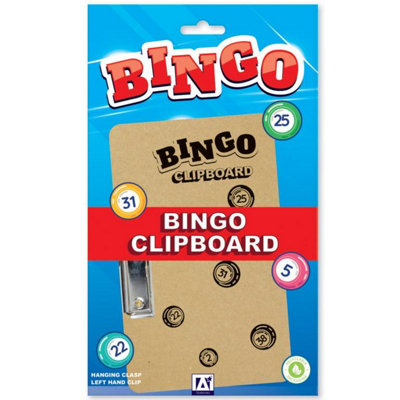 Ig Design Bingo Clipboard Brown (One Size) from B&Q