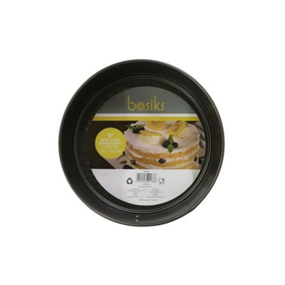 Basiks Non-Stick Springform Cake Tin Black (9In) from B&Q