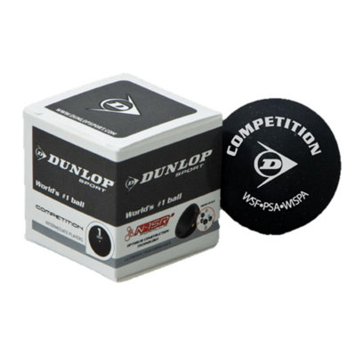 B&Q -  Competition Squash Balls Black (One Size)