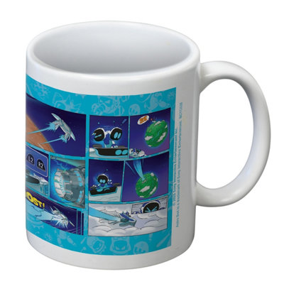 Astro Bot Comic Strip Mug White/blue (One Size) from B&Q