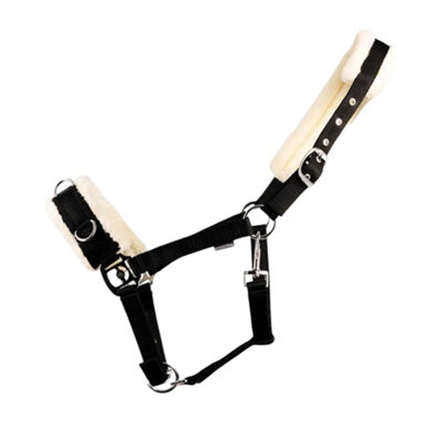 Hy Lunge Horse Cavesson Black/natural (Full) from B&Q