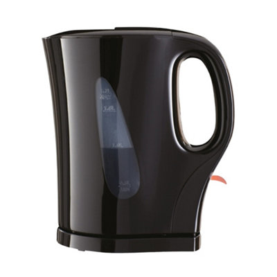 B&Q -  Plastic 1.7L Kettle Black (One Size)