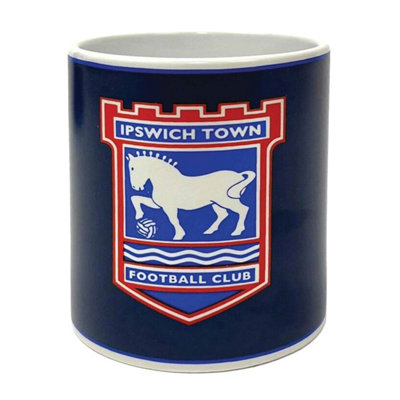 Ipswich Town Fc Fade 315Ml Mug Red/white/gold (One Size) from B&Q